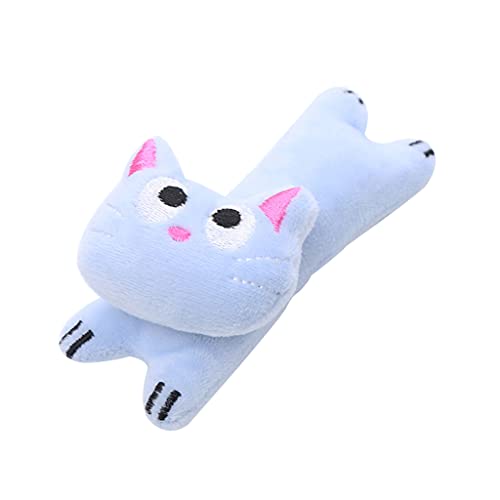 Gato relleno de hierba gatera juguete interactivo juguetes de peluche para gatos de interior gatito masticar juguete animales de peluche gran regalo colores brillantes juguetes para gatos