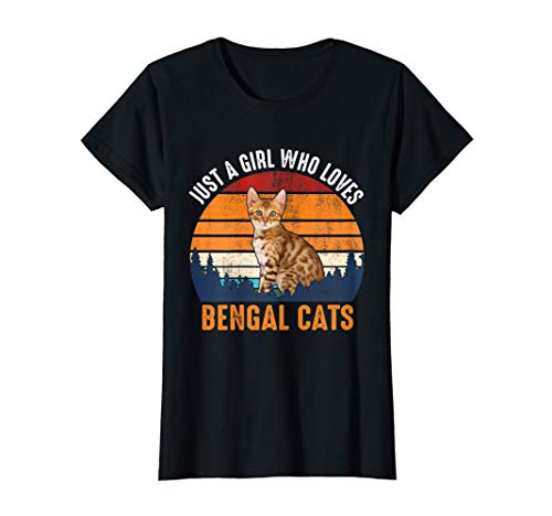 GATO - SOLO UNA CHICA QUE AMA LOS GATOS DE BENGALA - GATO Camiseta