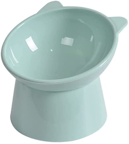 Gatos Dogs Bowl 45 Grados Tildado Alimentación Contenedor Antideslizante Base Mascota Alimentador de Agua Safeaguard Cuello Pet Port por Puppy GATTE Utensils (Color : C)