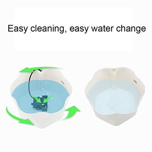 Gatos Fuentes Gato Dispensador de agua de circulación automática oxígeno activo de bebida cuenca del gato del perro del alimentador Suministros 3 modos fuente de agua potable ( Color : Purple )