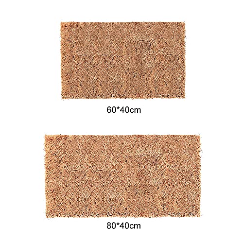 GeKLok Alfombra de reptil, fibra de coco Reptiles, forro hidratante de fibra de coco lagarto serpiente terrario para mascotas Reptiles alfombra (tamaño: 80 x 40 cm)