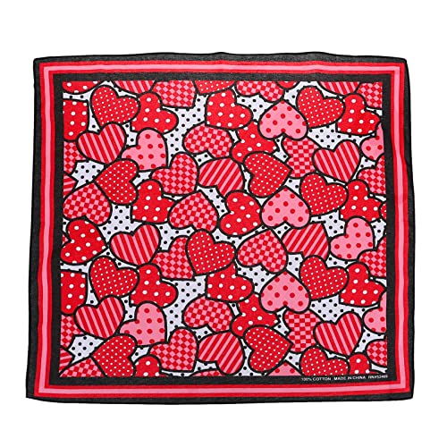 Generic Pañuelo para perro, bufanda para mascotas, babero, pañuelo para el día de San Valentín, boda, tamaño mediano, gatos, perros, accesorios, color rojo