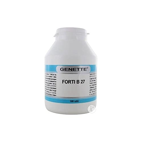 Genette - FORTI B 27 vitaminas aminoácidos y minerales para Palomas Deportivas 500 Comprimidos
