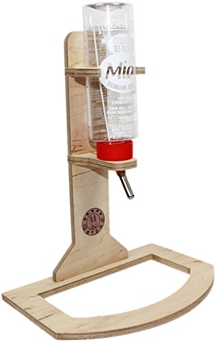 Getzoo TF241633-0.32 - Bebedero de Madera y Botella clásica (320 ml)