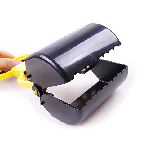 GHKK 1 Uds Perro Gato Animal desecho Pooper Scooper Mango Largo mandíbula Caca Pala Mierda Limpiador al Aire Libre Recoger Productos para Mascotas Accesorios