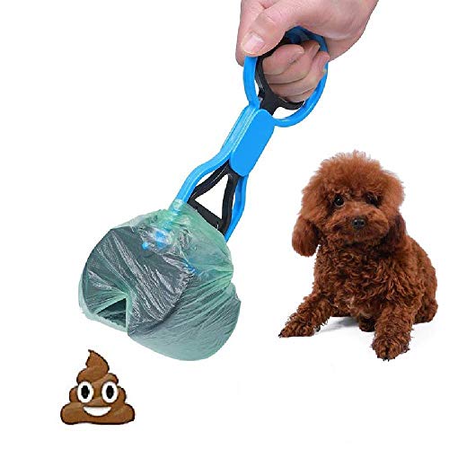 GHKK 1 Uds Perro Gato Animal desecho Pooper Scooper Mango Largo mandíbula Caca Pala Mierda Limpiador al Aire Libre Recoger Productos para Mascotas Accesorios