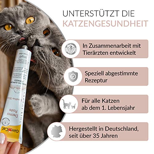 Gimborn Pasta para Gatos GIMCAT Derma para Piel y Pelaje Saludables - Tubo de 50 gr