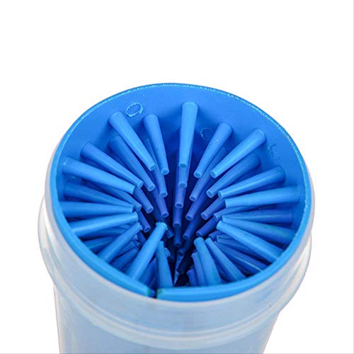 GJNVBDZSF Taza Peines de Silicona Suave Lavado de pies portátil para Mascotas al Aire Libre Taza Paw Clean Brush Lavado de Gatos Gatos Limpieza de pies Cubo ML