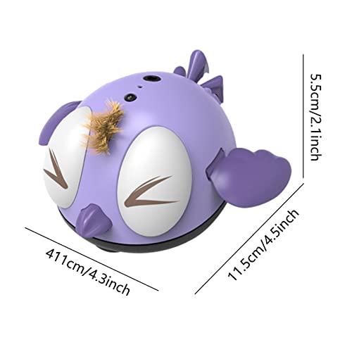 Gonglang Juguete eléctrico para Pollitos con Sonido, Juguete Interactivo para Gatos, Juguetes Musicales para Mascotas, Juguetes Inteligentes Inteligentes de inducción con Interfaz USB