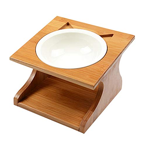 GOOCO Dispensador De Comida De Mascotas,alimentador Automático De Mascotas Fuente De Agua De Gato Perro De Plástico De Alimentos Bowl Mascotas Dispensador De AguaDe Cerámica