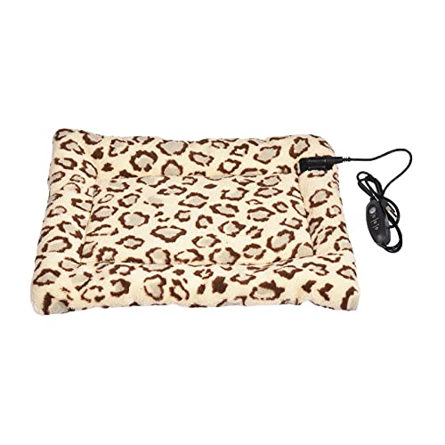 gormyel Almohadilla Térmica Mascotas - Manta Electrica para Perros Gatos -Alfombrilla Térmica para Mascotas - Almohadilla Eléctrica Ajustable con Temperatura para Gatos Y Perros