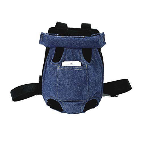 gormyel Mochila transportadora para Mascotas - Mochila transportadora Delantera Ajustable para Mascotas, Mochila para Perros para Viajar Senderismo Acampar para Perros pequeños medianos Gatos