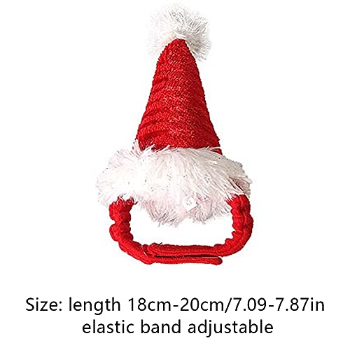 Gorro navideño para Gato, Gorro navideño para Mascotas, Gorro navideño para Gato, Gorro navideño para Gato, Disfraz de Conejillo de Indias, Pelo para Mascotas, Gorro de Papá Noel para Mascotas