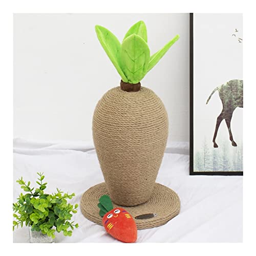 GOUDAN-QIU Gatito de la zanahoria rasguñando la torre de árbol de gato pequeño, marco de escalada de gatos, gatitos Casa de escalador for gatos de interior, gato rasguño poste for jugar y relajar el c