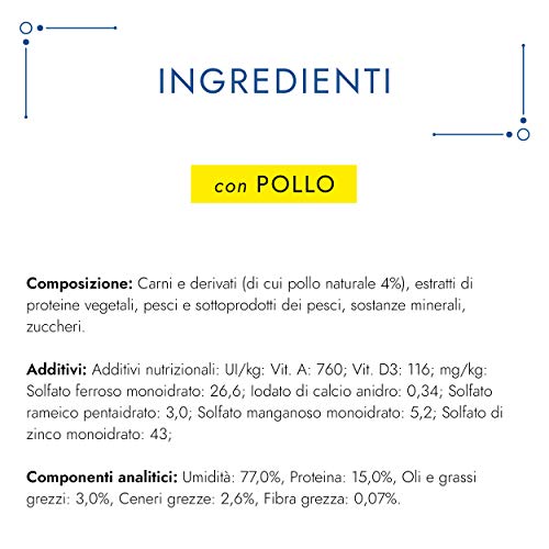 Gourmet Diamant sfilaccetti para el Gato, con Pollo Delicada, 85 g – Pack de 24 Unidades