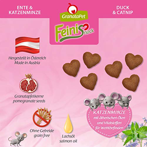 Gran atapet feinis Gato Snack Pato y Gato Menta, 1er Pack (1 x 50 g)
