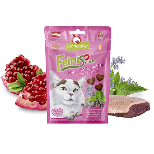 Gran atapet feinis Gato Snack Pato y Gato Menta, 1er Pack (1 x 50 g)