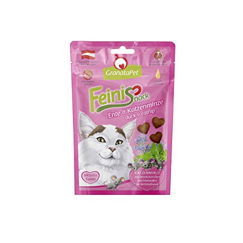 Gran atapet feinis Gato Snack Pato y Gato Menta, 1er Pack (1 x 50 g)
