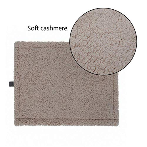 Grantien Manta Autocalentada para Perros Perros Innovadores Eco-Friendly Warming Mat Newcat Manta Más Pequeño Gato Y Perros Cordero Terciopelo Impermeable 55 * 43Cm