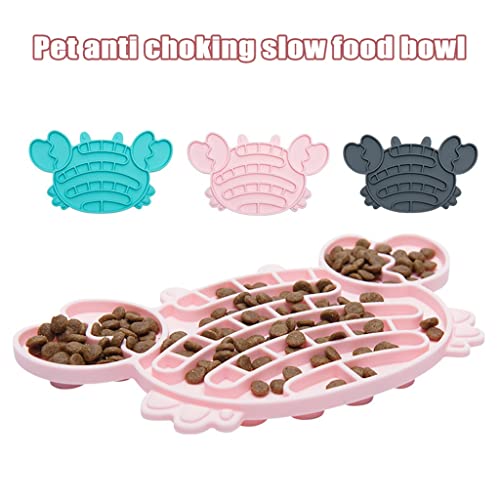 GRETD Alfombrilla para lamer para Perros con Taza de protección Solar, Dispositivo de distracción para Lavar, Comida Lenta para Mascotas, alimentador de alimentación, alimentadores, Suministro