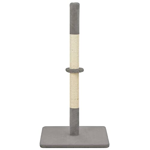 Gris Poste rascador para Gatos de sisal 40x40x80 cm grisProductos para Mascotas Productos para Mascotas Productos para Gatos Mobiliario para Gatos