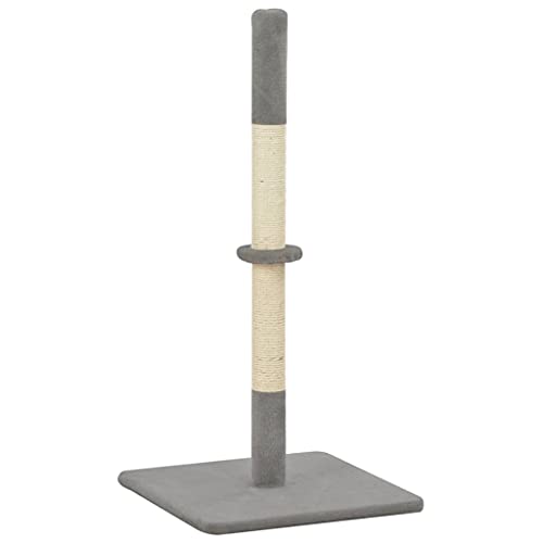 Gris Poste rascador para Gatos de sisal 40x40x80 cm grisProductos para Mascotas Productos para Mascotas Productos para Gatos Mobiliario para Gatos