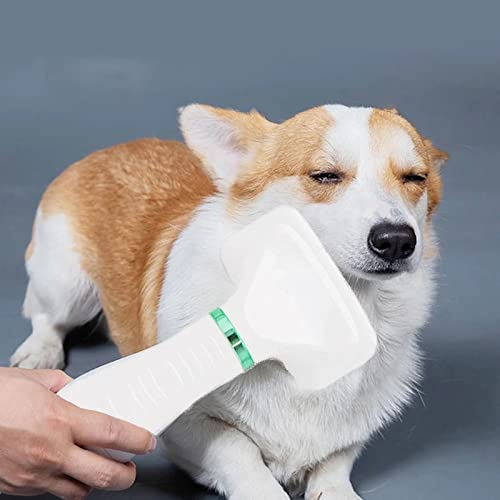 GUAUDOG Cepillo Secador para Perros de Pelo Largo y Corto, expulsor secador para Mascotas peluquería, silencioso, portátil, Control de Temperatura + Juguete (Cepillo secador + Juguete)
