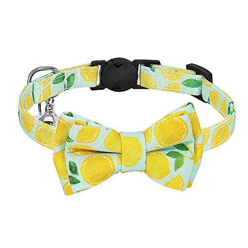 Gulunmun Collar de Gato de Nailon Personalizado, Collares de Gatito de Perro de liberación rápida Impresos   Bonitos, Collares de Etiqueta de identificación de Cachorro de Gato Grabados con Bell-3_XS