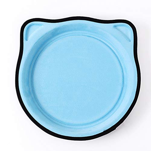 Hamaca de gato Ventana del gato del gato Ventana Hamaca Hamaca Montada de cama de gato del gato cama colgante con Heavy Duty ventosas, disponible en todas las estaciones, azul Hamaca para mascotas