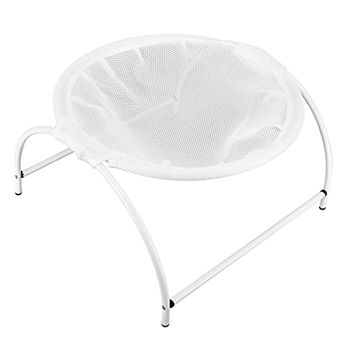 Hamaca para Gatos, Cama Colgante Universal para Gatos Seasons Suave para Tienda de Mascotas para el Hogar(Blanco)