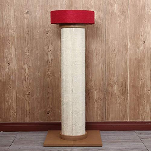 Hammer Actividad Árbol Mascota Craft Supply Cat rascadores, Columna Romana Columna Vertical Negrita sisal Gato de Juguete Molienda uña de Gato Plataforma de Salto