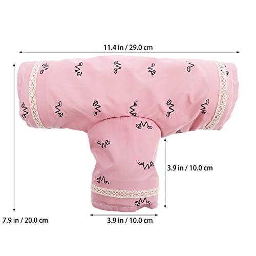 Hamster Play- Hamster Tunnel House Toy Guinea Pig Hámster Chinchillas House Play Toy (rosa)