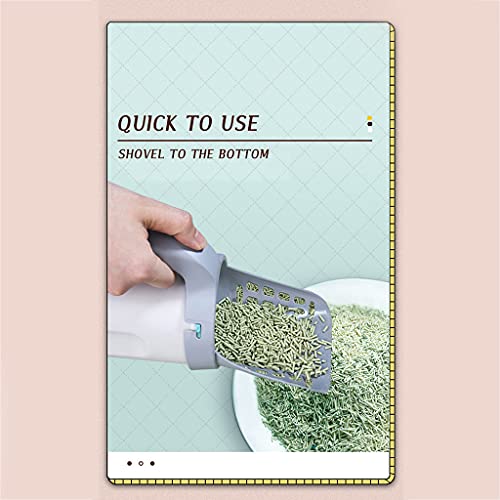 HANBOLI Cama de calentamiento para gatos, bandeja de arena para gatos, pala de tamiz, pala para gatitos Neater Scooper Pet Dog Litter Scoop Pet Sand Pala Herramientas de limpieza