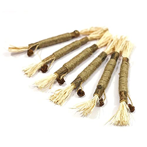 HANBOLI Juguetes para gatos, paquete de 5 juguetes para gatos Silvervine Sticks Limpieza de dientes Interactivo Masticar Juguete para interiores Gatos Gatito Dentición Stick para todas las edades