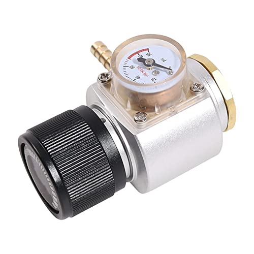 HAOHON Nuevo Cargador de Barril de CO2, Regulador de Gas, Regulador de Co2 de Barril, Botella de Cerveza de Agua con Gas, Acuarios, CríA de Plantas AcuáTicas