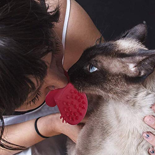 HAOHON Rascador de Cepillo de Lengua para Gatos Accesorios Blandos de Regalo Novedoso Divertido para Mascota Gatito-B