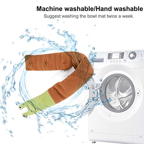 Haokaini Juguete de Peluche para Mascotas Juguetes para Masticar Perros Juguetes de Peluche de Peluche para Perros Chirridos en Forma de Caracol Golosinas para Perros Dispensador de