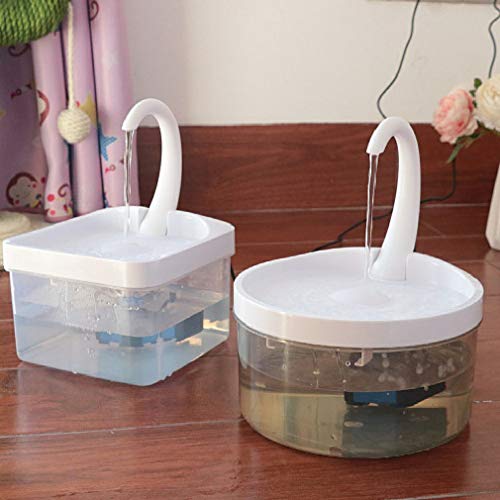 Haowen Alimentador de fuente de bebida de circulación automática para gatos para mascotas Filtro de bebidas Dispensador de agua duradero