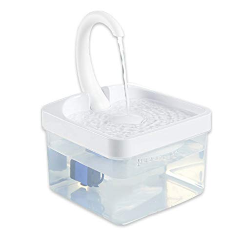 Haowen Alimentador de fuente de bebida de circulación automática para gatos para mascotas Filtro de bebidas Dispensador de agua duradero