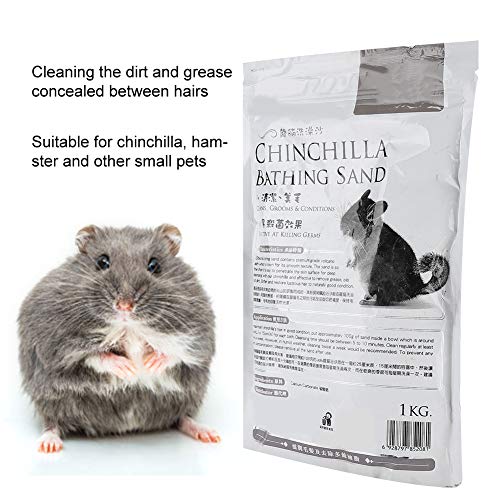 HAOX Baño de para Hámster, Fuerte Capacidad de Limpieza Prevención de Enfermedades de la Piel Baño para Mascotas Polvo Fino Seguro para Mascotas Pequeñas para Bañarse