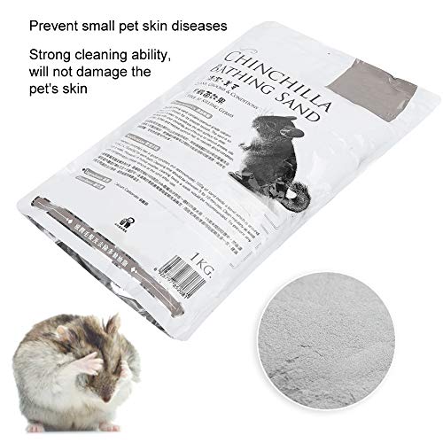 HAOX Baño de para Hámster, Fuerte Capacidad de Limpieza Prevención de Enfermedades de la Piel Baño para Mascotas Polvo Fino Seguro para Mascotas Pequeñas para Bañarse