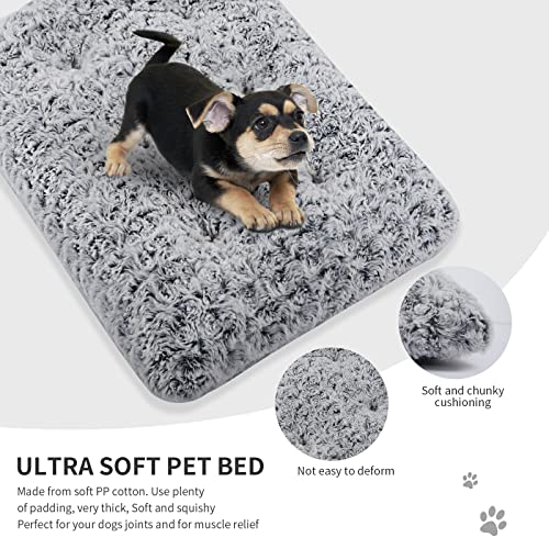 Haustier beruhigend Outdoor Indoor Welpe Hund Katze liebt Betten & Möbel Schlafsofa Kiste Matte Matratzenkissen Anti Angst Oxford kaubeständig Klein Mittel groß übergröße (S, Gradient Grey)