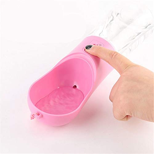 HEELPPO Botella Agua Perro Bebedero Portatil Perro Bebedero Perro Portatil Dispensador De Agua para Perros Botella para Beber Perro Portátil Botella De Agua De Viaje para Perros Pink