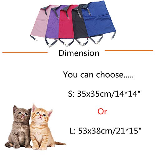 HEELPPO Hamaca para Gatos Cama Gatos Cama Gato Cama para Gatos Camas para Gatos Hamaca para Mascotas Hamaca Colgante Jugar Hamaca Columpio Hamaca Hamaca Gato Black,l