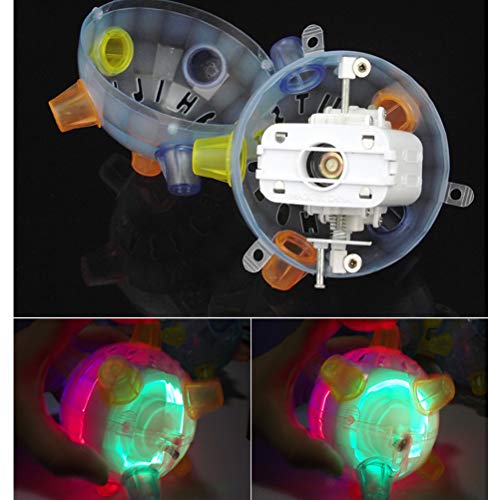 HEITIGN Pelota de Salto Led para Mascotas de 2 Piezas, Juguete Luminoso Led para Mascotas Pelota de Juego de Música Pelota de Baile para Perros Gatos, Buena Música Y Luces Preciosas, Azul
