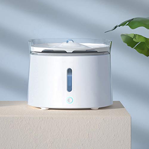 HFDGDFK Dispensador de Agua de Agua 2L, dispensador de Agua de Filtro, alimentador de Agua circulante automático, Bomba de Agua inalámbrica