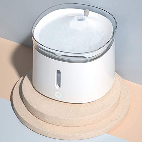 HFDGDFK Dispensador de Agua de Agua 2L, dispensador de Agua de Filtro, alimentador de Agua circulante automático, Bomba de Agua inalámbrica