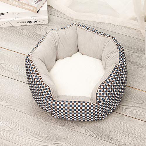 HHzha Camas De Perro Camitas para Perritos CóModo Suave Cama Perro Mediano Lavable Calor Cama para Perros Medianos For Mascotas Perros Gato Perro Light Blue
