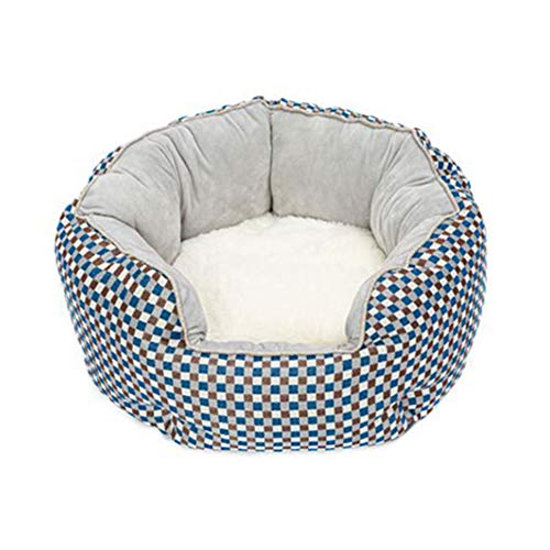 HHzha Camas De Perro Camitas para Perritos CóModo Suave Cama Perro Mediano Lavable Calor Cama para Perros Medianos For Mascotas Perros Gato Perro Light Blue