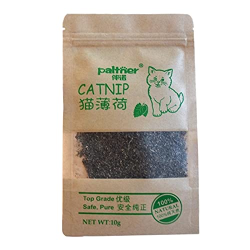 Hierba gatera, bolsa de hierba gatera natural orgánica, premium, juguete para gatos, suplemento de vitaminas, protege el estómago del gato, mantiene a las mascotas sanas y no tóxicas